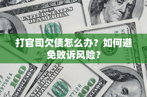 北京打官司欠债怎么办？如何避免败诉风险？